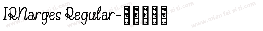 IRNarges Regular字体转换